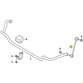 Resim Bmw E46 Uyumlu X Drive Formpart Ön Sol Viraj Askı Rotu 3135675107 