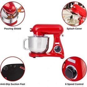 Resim Powercast Chef Stand Mikser, Kırmızı 
