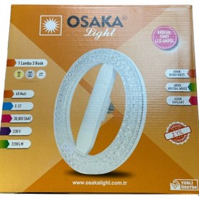 Resim 3 Adet Osaka 40w Sarı-günışığı-beyaz E27 Duylu Simit Ampul 