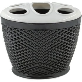 Resim fafatara 5 Bölmeli Siyah Diş Fırçalık 