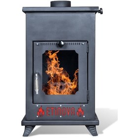 Resim Etinova Eti-k1 Küçük Fırınsız Şömine Tipi Pelet Soba 