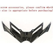 Resim Tongdashop Cfmoto 450sr Suzuki Evrensel 5mm Ön Lip Spoiler Siyah Aerodinamik Kanat Tasarımı 