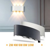 Resim Modern LED Duvar Lambası İç Mekan IP55 Su Geçirmez Kasa 85-265V ABS Kolay Kurulumlu Üst ve Alt Aydınlatma Oturma Odaları Yatak Odaları Koridorlar Merdivenler Mutfaklar Banyolar Restoranlar Verandalar için 