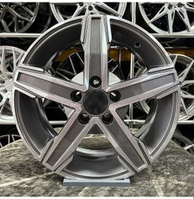 Resim 15 İnç 5x108 Napoli Focus Connect Uyumlu Gun Metal Elmas Kesim 