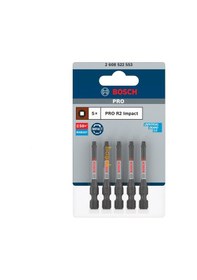 Resim Bosch Pro Impact R2 X 55 Mm Kare Uçlu 5''li Vidalama Ucu 2608522553 