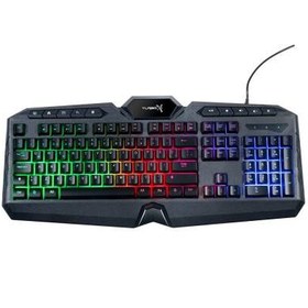 Resim Turbox TR-GK102 USB Kablolu Gaming Standart Q Rainbow Aydınlatma Multimedia Klavye 