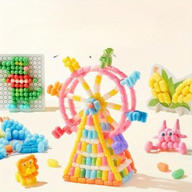 Resim 00adet Sihirli Köpük Mısır Zanaat Seti, Bina ve Model Yapım Seti, Sanat Malzemeleri, Köpük Malzeme DIY Projeleri ve Dekorasyonlar için 