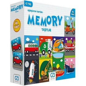 Resim Games Eşleştirme Kartları Taşıtlar 48 Kart 5038 