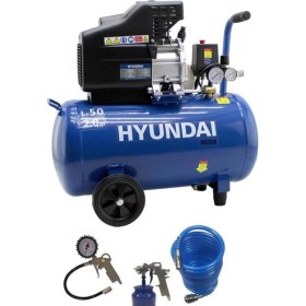 Resim Normadia Yüksek Performanslı Hava Kompresörü 2 Hp 50 Lt + 5 Parça Aksesuar Seti 