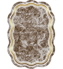 Resim Alanur Home Eko Yıldız Djt Yıkanabilir Kaymaz Taban 3 Lü Yatak Odası Takımı 203 Figürlü Kahve 