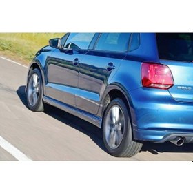 Resim Vw Polo Mk5 R Line Marşpiyel Seti Mat Siyah 2009 ve 2017 arası 