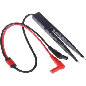 Resim Smd Test Probu Direnç Kapasite Bobin Diyot Multimetre Avometre Test Klipsi Prob Cımbız 