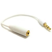 Resim Rose 2.5Mm Dişi - 3.5Mm Erkek Çevirici Kablo 10Cm 