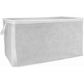 Resim Maxi Hurç 75x40x40 Gri Çizgili Renkli 