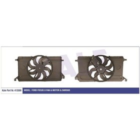 Resim KALE 413500 FAN MOTORU FOCUS II DAVLUMBAZLI 300W-385mm 