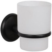 Resim Diş Fırçalık Duvara Monte Plastik Siyah 