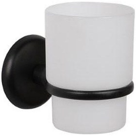 Resim Diş Fırçalık Duvara Monte Plastik Siyah 