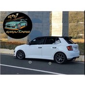 Resim Skoda Fabia Marşpiyel Sağ Sol Takım Fiberglass Boyasız 