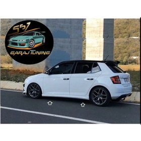Resim Skoda Fabia Marşpiyel Sağ Sol Takım Fiberglass Boyasız 