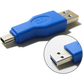 Resim 10 Pin Mini USB 3.0 Erkek To USB 3.0 Erkek Çevirici Dönüştürücü Adaptör 