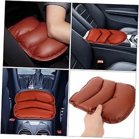 Resim ULTECHNOVO Araba Kol Dayama Kapağı Pedi Araba Olmayan Orta Konsol Matı Kol Dayama Minderi Lüks Pu Kolay Kurulum 