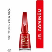 Resim Flormar Jelly Look Yoğun Pigmentli ve Jel Görünümlü Oje JL04 Scarlet 