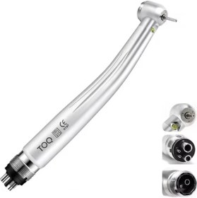 Resim Tabaş Toq LED E-Jeneratör Basma Düğmesi Yüksek Hızlı El Aleti Hava Türbini Üçlü Su Püskürtme El Aleti 4 Delik 