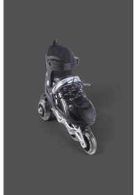 Resim Vadi Siyah Silikon Tekerli Ayarlanabilir Işıklı Paten S 31-34 Hp8136 Siyah 