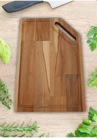 Resim Ahşap Kesme&sunum Tahtası Ahşap 