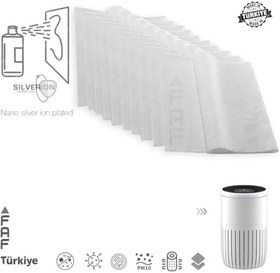 Resim Faf Fresh Air Filter 10 Pcs Electrostatic Dust Trap Pre-filter For Bosh Purifier Serisi Hava Temizleyici Filtre Üstü Elektrostatik Toz Tutucu Koruyucu ( 2000) 