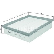 Resim MAHLE LX622 Hava Filtresi (Vw Passat 97-05 Audi A4 95-01 A6 98-05 Skoda Superb 02-08) 058133843 (WC179868) 