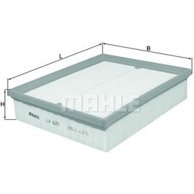 Resim MAHLE LX622 Hava Filtresi (Vw Passat 97-05 Audi A4 95-01 A6 98-05 Skoda Superb 02-08) 058133843 (WC179868) 