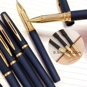 Resim 5 Paket Ultra İnce Uçlu Jel Kalemler, 0.5mm Siyah Mürekkep, Hafif Plastik, Ergonomik Tutma, Ofis, Okul ve Günlük Kullanım için Pürüzsüz Yazma 