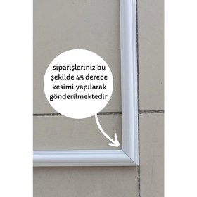 Resim Ankara Kartonpiyer Dekoratif Boyanabilir 3 Cm Duvar Çıtası 1 Adet 60 Cm*40 Cm Hazır Kesimli Çerçeve 