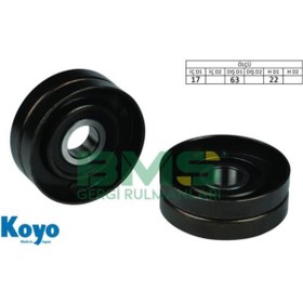 Resim BMS Chevrolet Cruze V Kayış Gergi Rulmanı - 17x63x22 - 55350422 - 25185910 - 55556090 - 534014710 