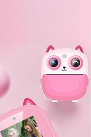 Resim Torima Cmr-21 Pembe Dijital Video Kayıt Fotoğraf Çocuk Kamerası Termal Resim Kağıt Baskılı Yazıcı 