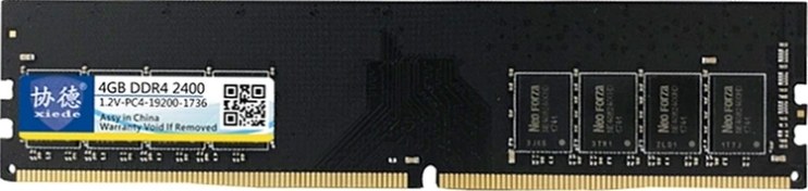 Resim Sones Xıede X051 Ddr4 2400mhz 4gb Masaüstü Bilgisayarlar İçin Genel Tam Uyumluluklu Bellek Ram Modülü 