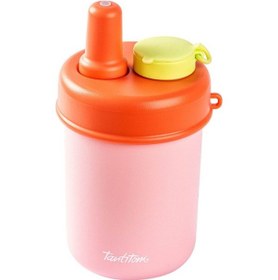 Resim Tantitoni Pembe 2si 1 Arada Kapaklı Termos Bardak 480ml 