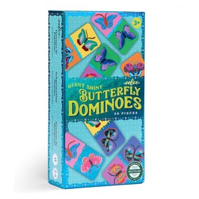 Resim Eeboo Giant Shiny Butterfly Domino - 3 YAŞ VE ÜZERİ 