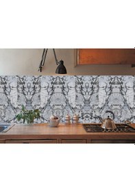 Resim Tink Kendinden Yapışkanlı 41 x 62 CM Siyah Çizgi Desenli Pvc Panel 