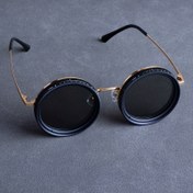 Resim SUUPAR Steampunk Tarzı Vintage Döner Karartma Gözlükleri - ND2-ND400 Ayarlanabilir, 49mm Lensler, Altın Kenarlı İnce Alüminyum Alaşımlı Çerçeve, Ultra Hafif ve İnce Tasarım, Cadılar Bayramı, Mardi Gras ve Kampüs Etkinlikleri için Mükemmel, Cadılar Bayramı Gözlükleri, Vintage Estetik, Dayanıklı Gözlükler, Pilsiz 