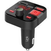 Resim Genel Markalar Car Gr9 Fm Transmitter 30w Qc3.0 Led Ekranlı 2x Usb Çıkış Type-c Çıkış 
