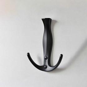 Resim Yeniçeri Metal Portmanto Askı Siyah Duvar Askısı Modern Askılık Ceket Mont Anahtar Askısı 