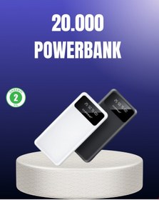 Resim Akıllı Lcd Ekranlı 20.000mah Powerbank Pd + Usb + Type-c 