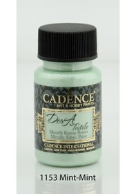 Resim 1153 Mint - Dora Metalik Kumaş Boyası 