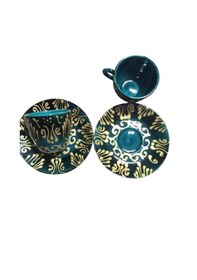 Resim El Yhapımı 2'li Kahve Fincanı 