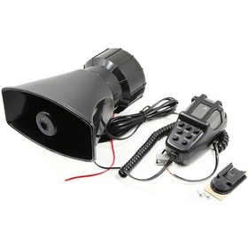 Resim Springsun 12v 110db 7 Sesli Acil Durum Megafonu - Kamyon, Tekne İçin Güçlü Siren Ve Alarm Sistemi 