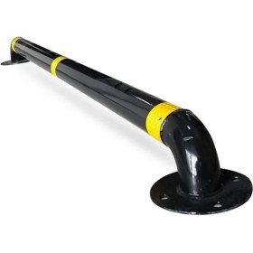 Resim İleri Trafik 10'lu Demir Araç Stoperi Seti Siyah 180x13cm 76mm 