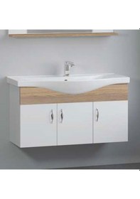 Resim Denko Akyazı 100 Cm Mdf Alize Banyo Dolabı Takımı Çok Renkli 