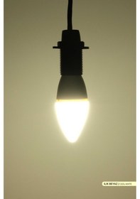 Resim ACK 7W LED Mum Ampul 4000K Ilık Beyaz E14 C37 